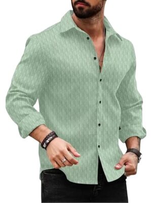 Men's Regular Fit Button Down Dress Shirts